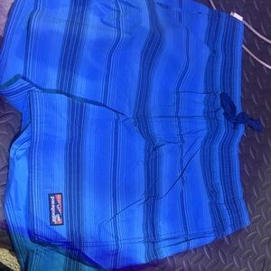Patagonia Vibrant Blue Swim Trunks